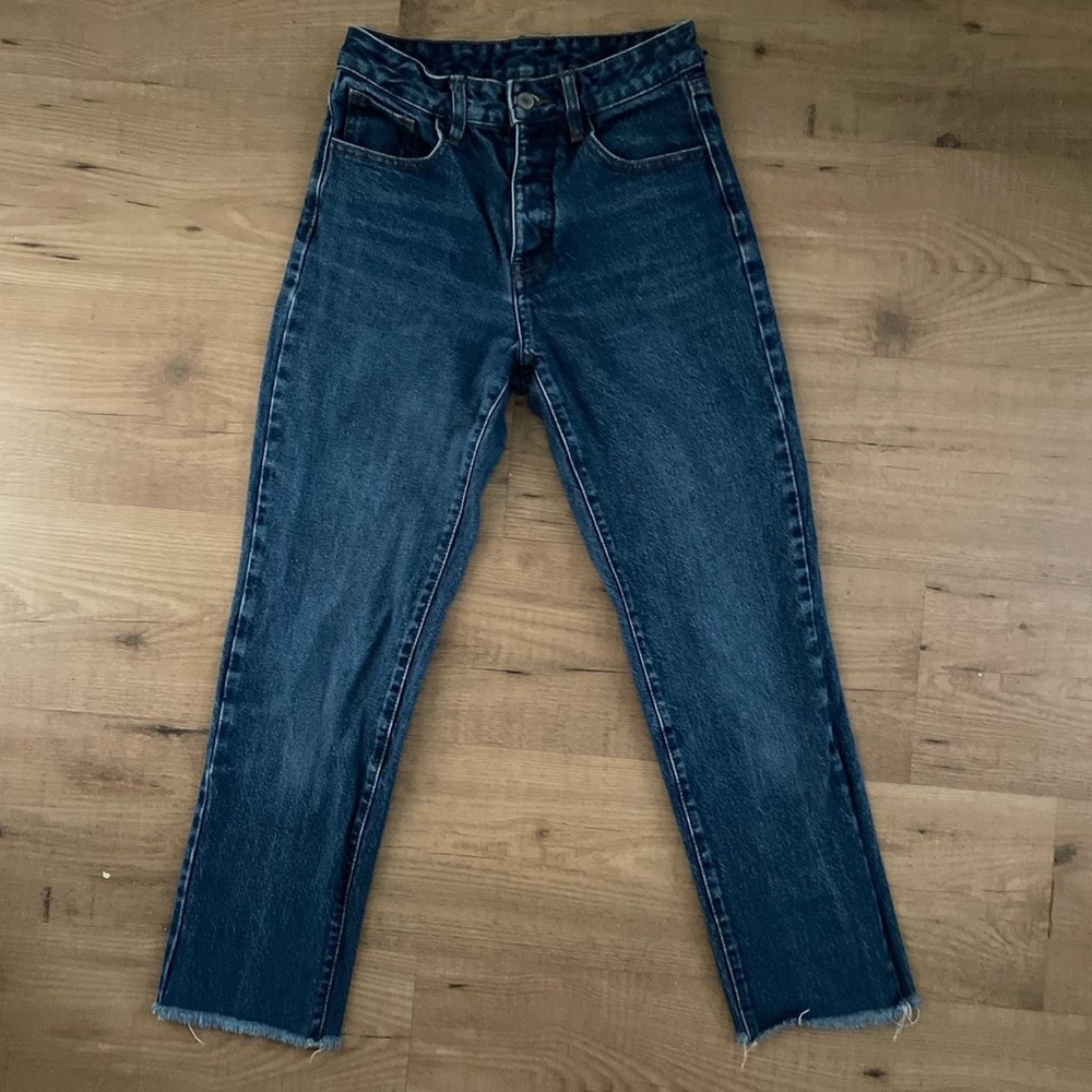 Dark blue John galt brandy Melville jeans, perfect condition, one size